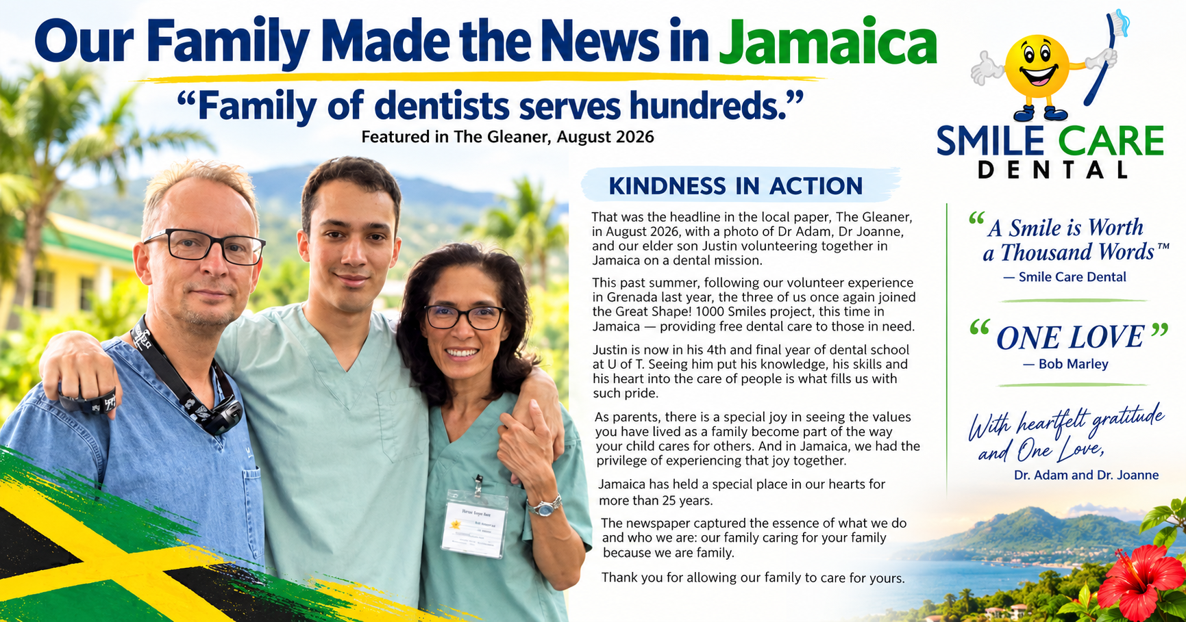 Smile Care Dental Serves the Jamaican People