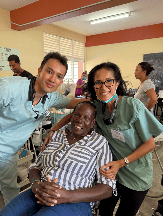 Justin treating patients in Grenada August 2025