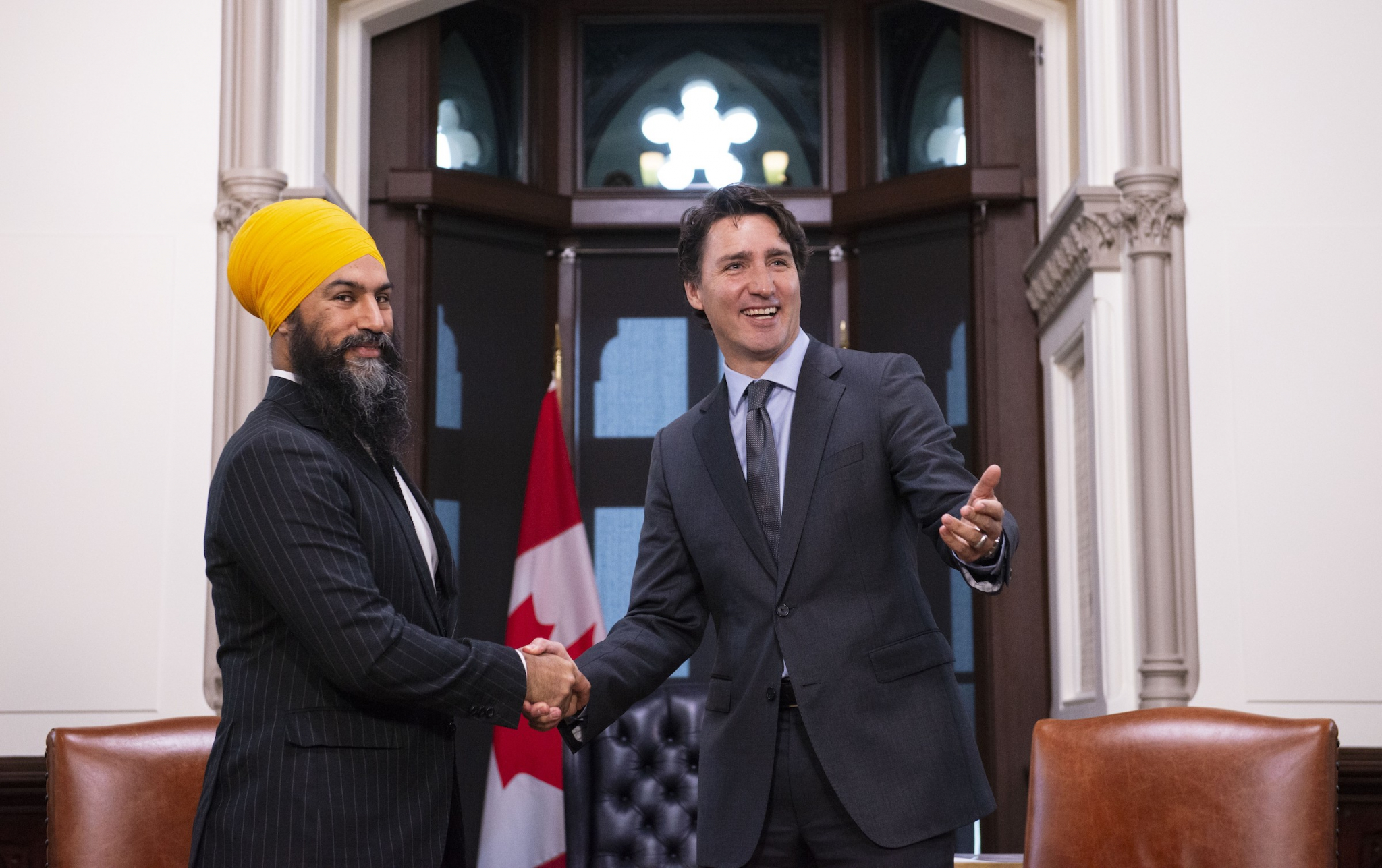 Justin Trudeau Jagmeet Singh coalition